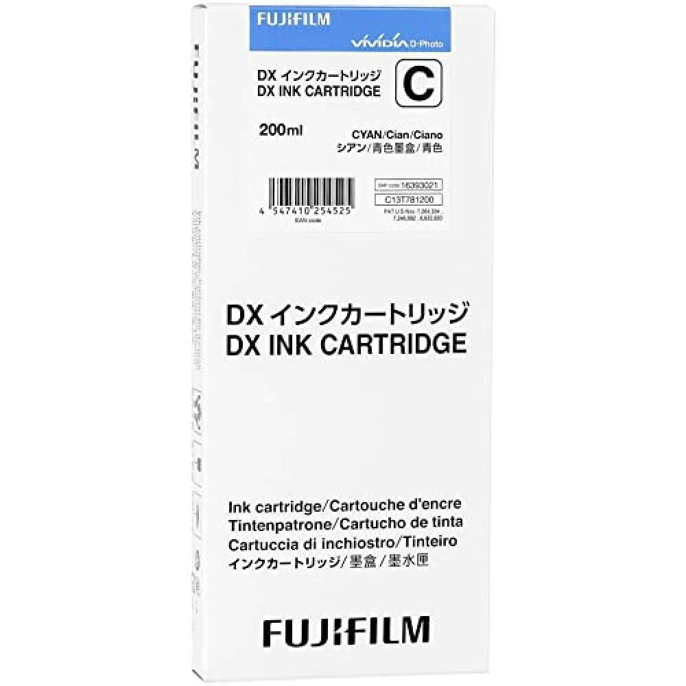 FUJIFILM Cyan VIVIDIA Ink Cartridge for DX100 Printer - 1