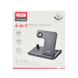 XO Wx033 15w 4 In 1 Wireless Charger Black - 2 miniature