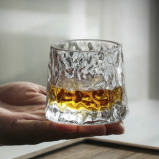 Fissman 2-Piece Spinning Whiskey Glasses 180ml Glass - 6 miniature
