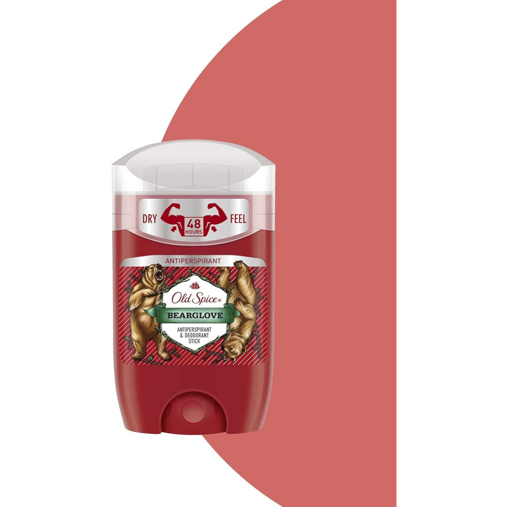 Old Spice, Anti-perspirant Deodorant Stick for Men, Bearglove, 50ml - 1