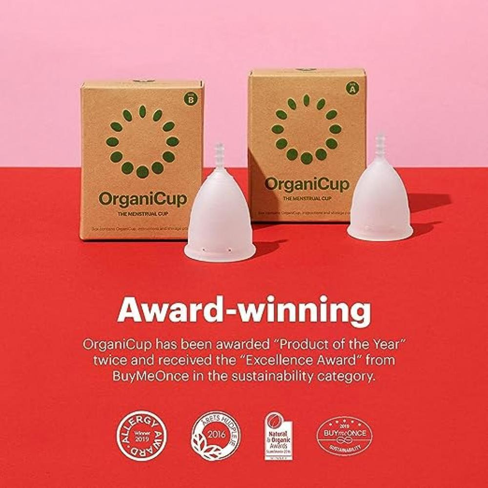 Organicup \/ Menstrual cup, Size A, For those who havent given birth lly, Award winning, Period cup - 2