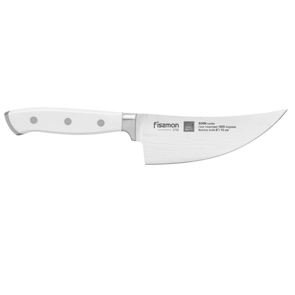 Fissman 6'' Butcher Knife Bonn Stainless Steel - 5