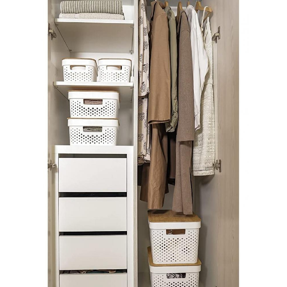 Homesmiths 10 Liter Infinity Storage Container with Bamboo Lid - 6