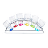 Fissman 6-Piece Shot Glasses 60ml With A Stand Glass - 2 miniature