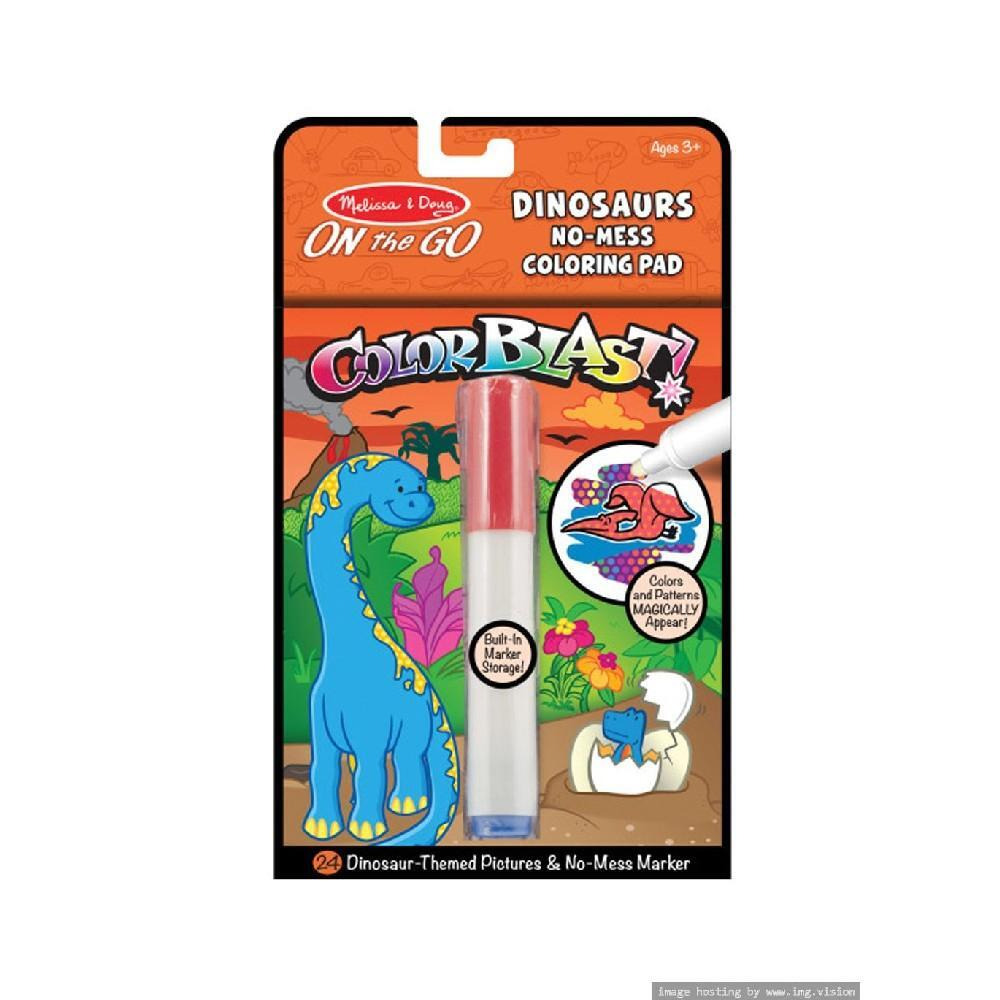 Melissa & Doug Colour Blast Dinosaur Colouring Book - 1
