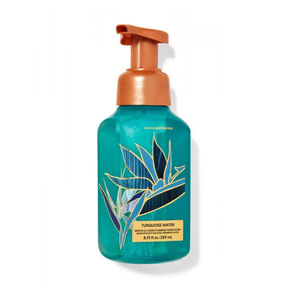 Bath and Body Works, Foaming hand soap, Turquoise waters, Gentle and clean, 8.75 fl. oz (259 ml)