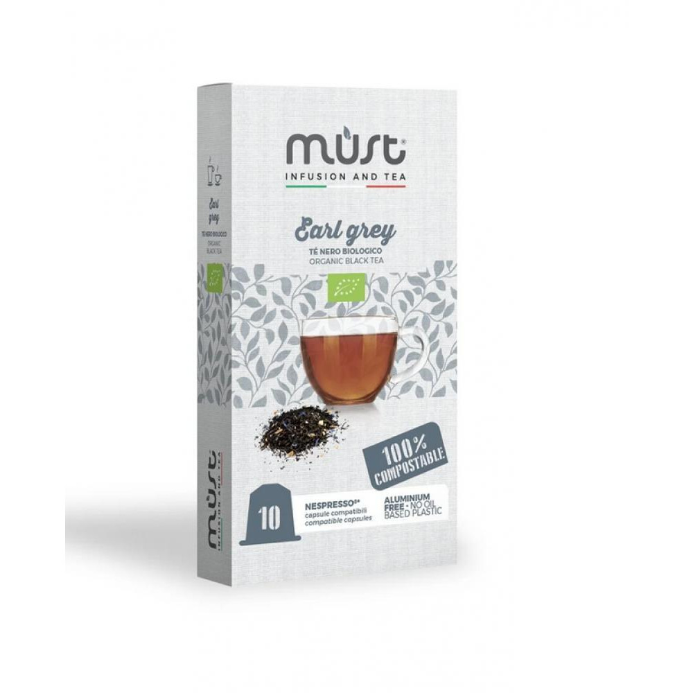 Must Espresso - Nespresso Compostable Capsules, Teas - Earl Grey 20g - 1