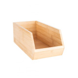 منظم صغير قابل للتكديس من الخيزران للتخزين الضيق - 2 miniature