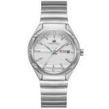 Kenneth Scott Men's Analog White Dial Watch - K22035-SBSW-G - 1 miniature