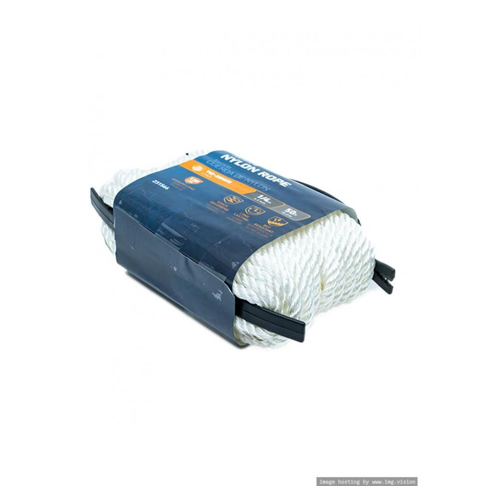 سلك نايلون أبيض من Tru-Guard مقاس 14 بوصة × 50 - 2