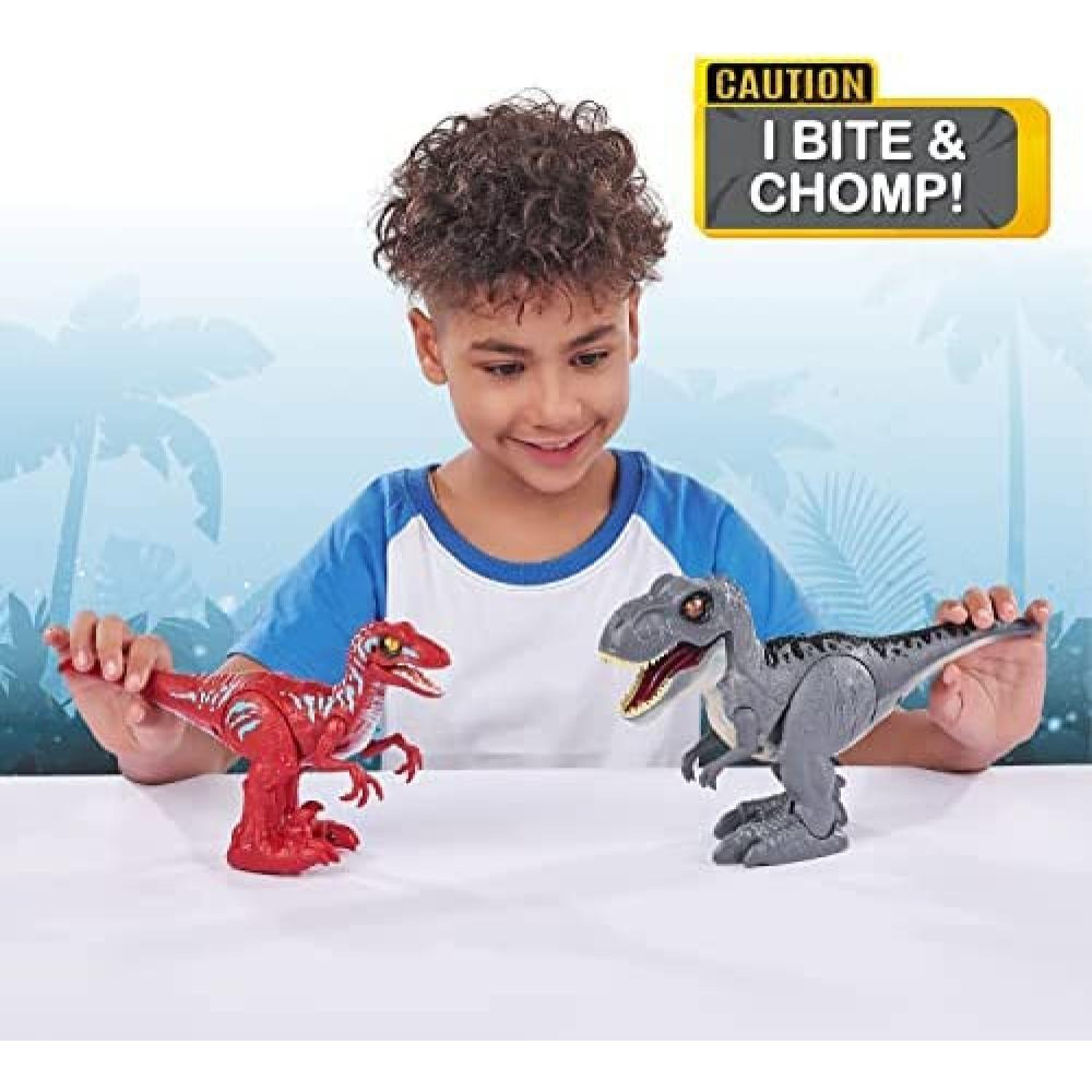 Robo Alive Rampaging Raptor (Green) by ZURU Dinosaur Toy with Realistic Dinosaur Movement That Bites and Chomps with Slime in Dino Egg, Robotic Pets f - 6