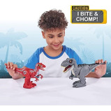 Robo Alive Rampaging Raptor (Green) by ZURU Dinosaur Toy with Realistic Dinosaur Movement That Bites and Chomps with Slime in Dino Egg, Robotic Pets f - 6 miniature
