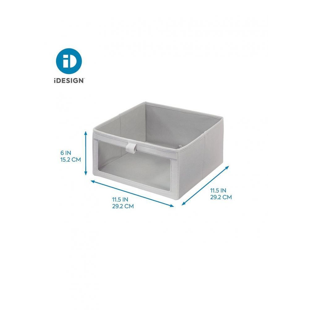 idesign Evie View Набор Из 2 Передних ЯЩИКОВ Серого цвета - 2