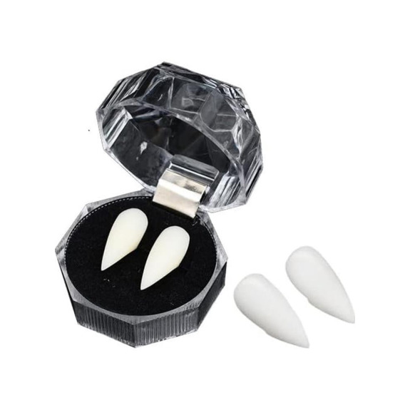 Протезы Вампира НА Хэллоуин, 3 Шт. Зубные Протезы вампира Клыки С гранулами Зубов Для Хэллоуина Макияж Партия Косплей Костюм Набор Хэллоуин Вечеринка