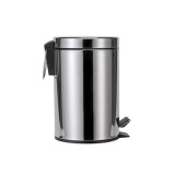 سلة كرويدكس بدواسة كروم سعة 3 لتر مع إغلاق ناعم - 6 miniature