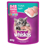 Whiskas, Wet food, Kitten, Tuna, 80 g  - 1 miniature