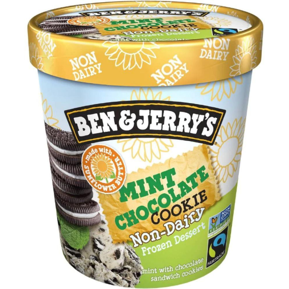 Ben and Jerrys Non Dairy Mint Choc Cookie 129 g - 1