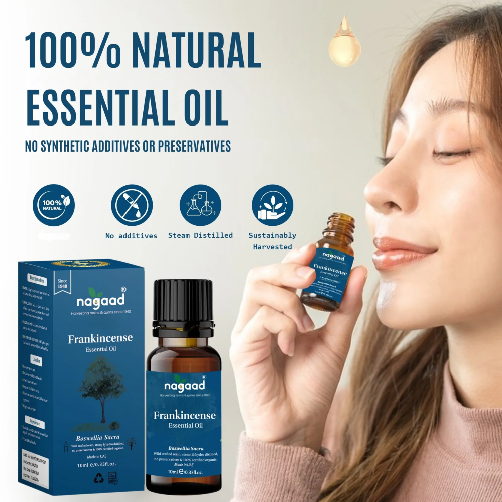 Эфирное Масло Nagaad Frankincense Boswellia Sacra — СЕРТИФИЦИРОВАНО USDA, 100% Чистое Натуральное Органическое - 4