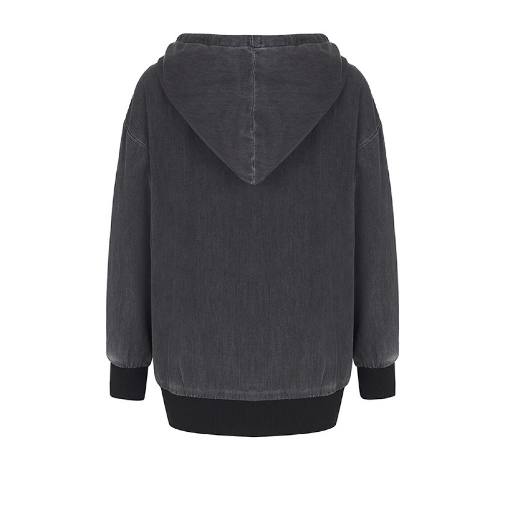 Denim hoodie for boys Alessandro Borelli (Grey), size 13, 158 - 2