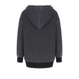 Denim hoodie for boys Alessandro Borelli (Grey), size 13, 158 - 2 miniature