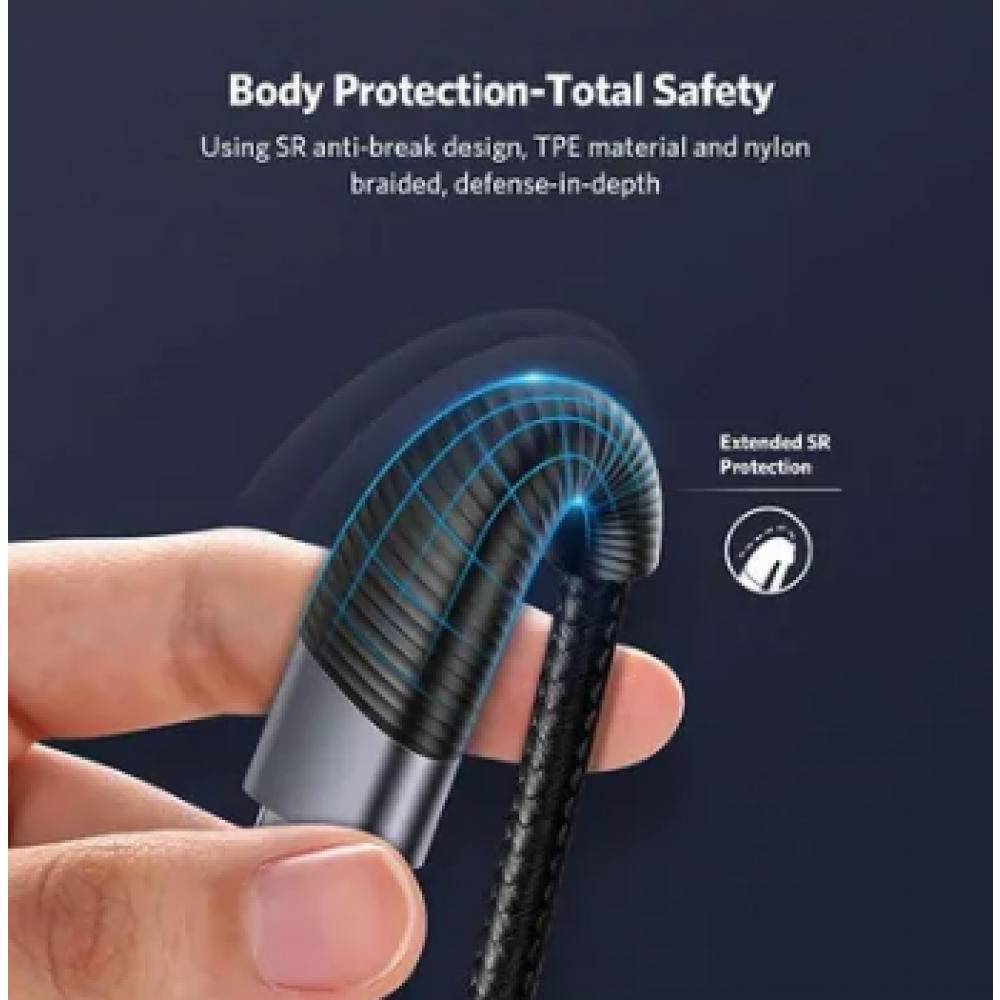 UGREEN / Charging cable, Type-C fast home charge, Black - 3