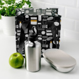 Ikea ENKELSPÅRIG Stainless Steel Water Bottle, Black-0.7L - 3 miniature