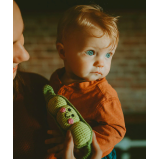 Plush Toy Pebble, Friendly Plush Peapod Rattle - 3 miniature