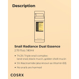 Cosrx, Advanced snail radiance dual essence, 2.70 fl. oz. (80 ml) - 5 miniature