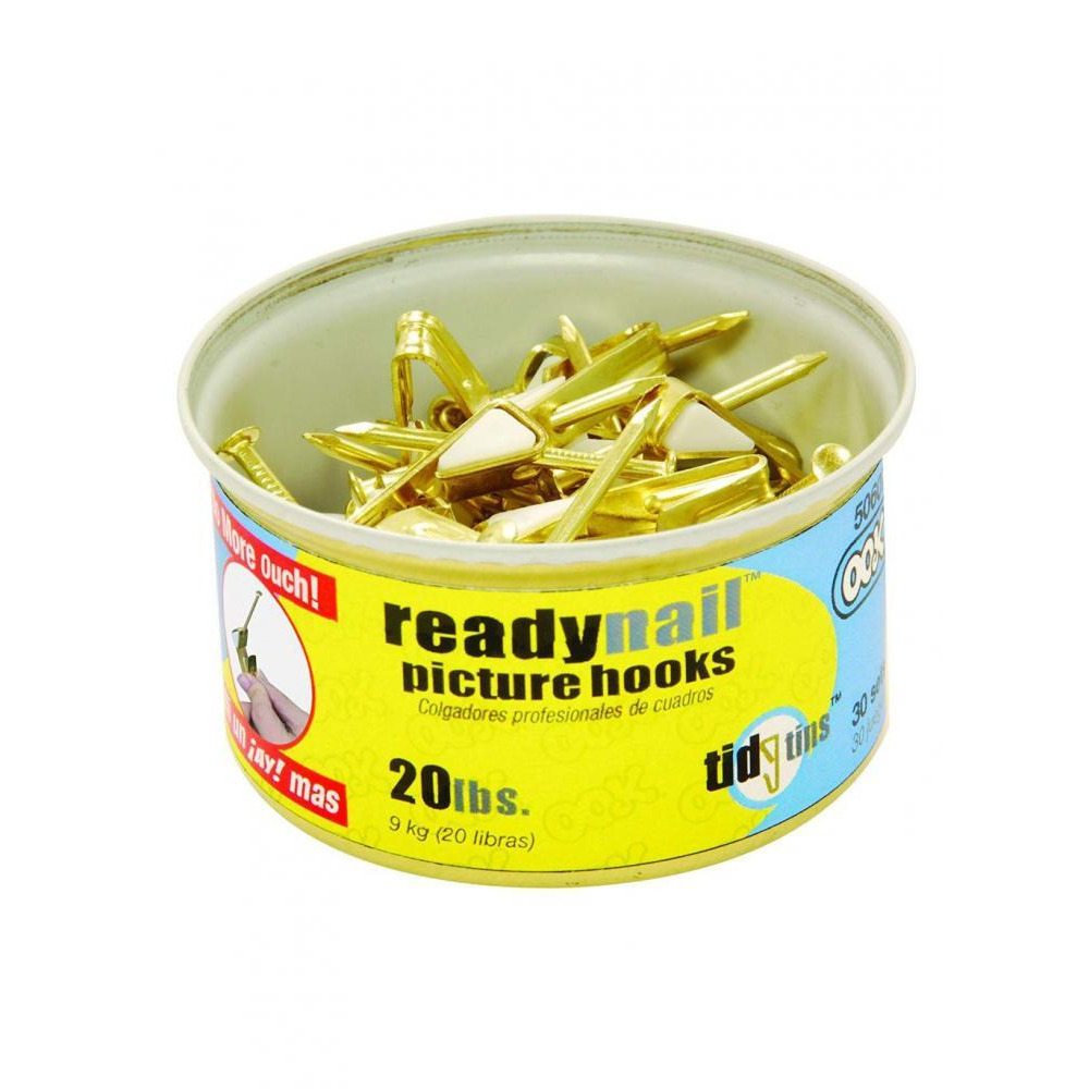 Ook 30 Pieces 20 Lbs Hook Tin - 1