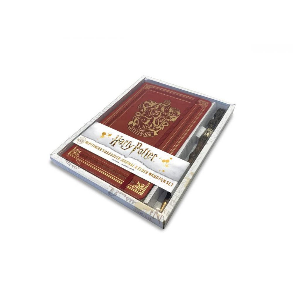 Harry Potter: Gryffindor Hardcover Journal and Elder Wand Pen Set Hardcover by Insight Editions (Author) - 1