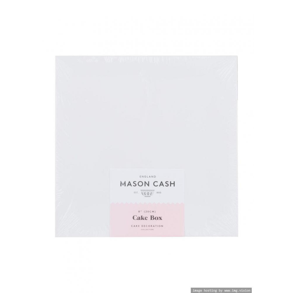علبة كيك بيضاء مقاس 8 بوصة من ماسون كاش - 2
