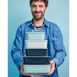 Mepal 450ML Food Storage Box Easyclip Nordic White - 2 miniature