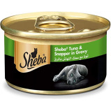Sheba / Cat food, Tuna whitemeat with snapper, 24 x 3 oz (85 g) - 1 miniature