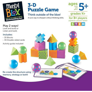 Buy Learning Resources, Mental blox, 3D puzzle game, 5+