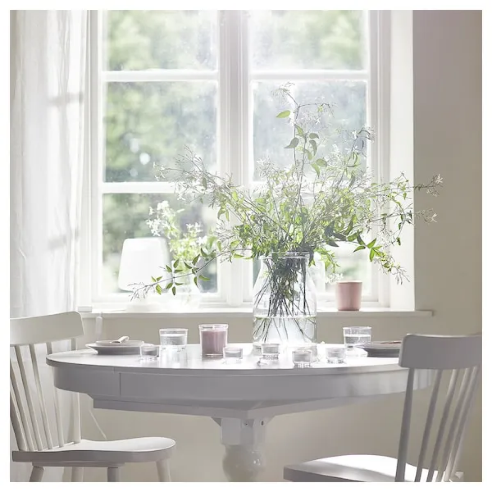 IKEA LUGNARE Scented Pillar Candle: Jasmine/Pink, 30-Hour Burn Time - 5