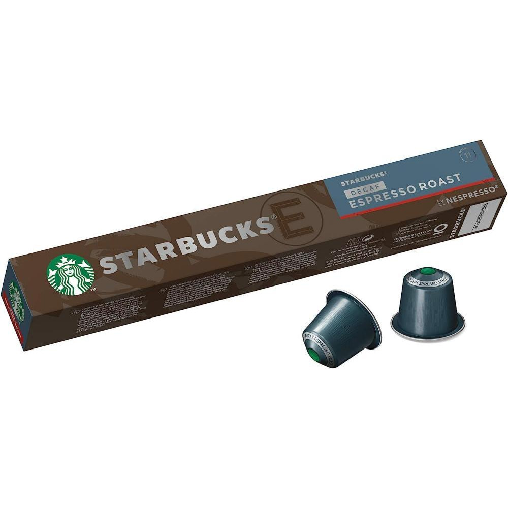 Starbucks / Coffee capsules, Decaf espresso roast by Nespresso, 10 capsules, 2.01 oz (57 g) - 1