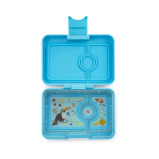 Yumbox Snack 3-Compartment Snack Box Blue - 3 miniature
