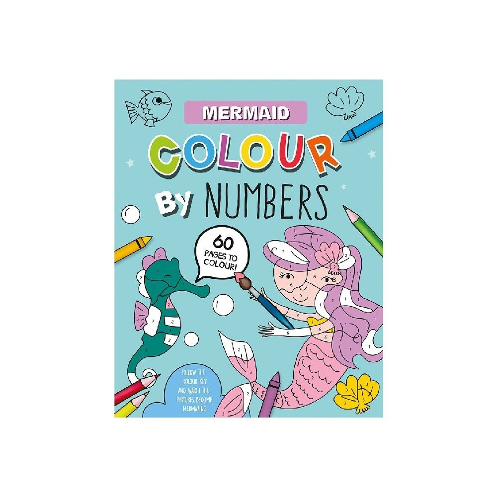 Colour By Numbers Eurowrap Mermaid  - 1