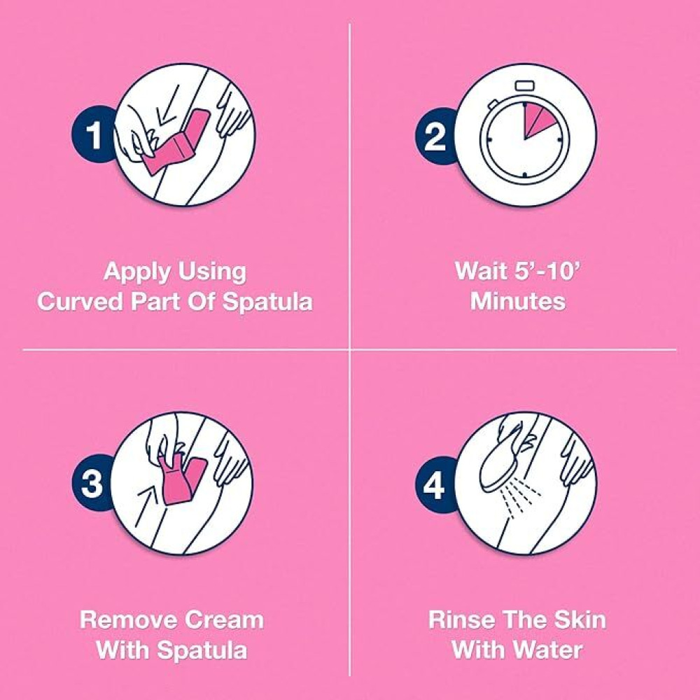 Veet, Silky Fresh, Hair removal cream, For normal skin, Violet blossom, 100 g - 4