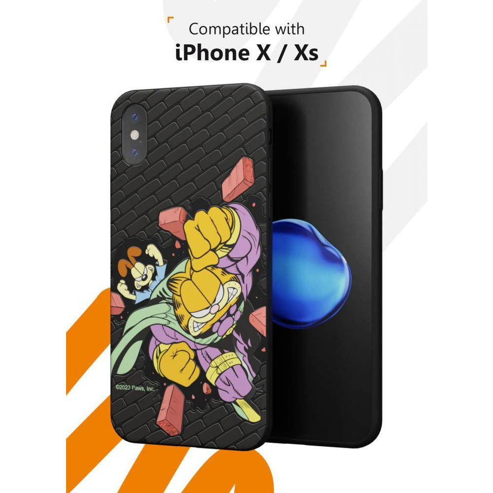 чехол для IPHONE X/XS, Противоударный Защитный Чехол Для Телефона iphone x/xs С рисунком Супермена Гарфилда - 2