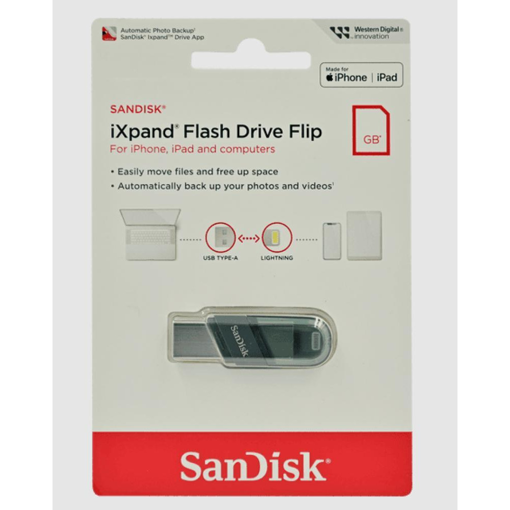 SANDISK IFLASH DEVICE HD 64GB -ASH - 1