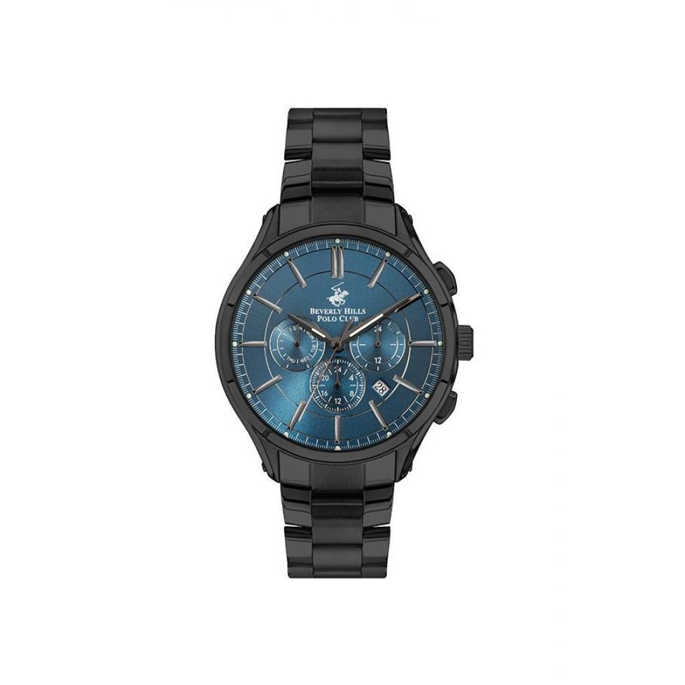 بيفرلي هيلز بولو كلوب ساعة رجالية متعددة الوظائف بمينا ازرق داكن - BP3304X.690 - 1