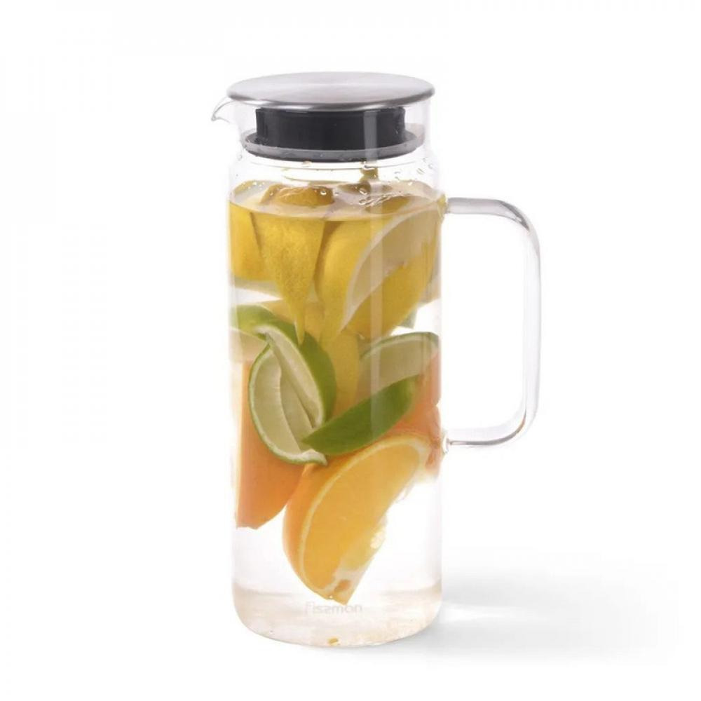 Fissman Jug GIORNO 1000ml With Filter (Borosilicate Glass) - 1