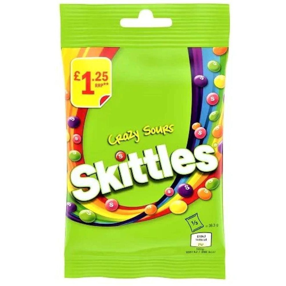 Skittles Crazy Sours 109 g - 1