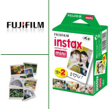 Fujifilm Instax Mini EVO Brown Instant Camera Bundle with 2X Mini Twin Pack Instant Film - 2 miniature