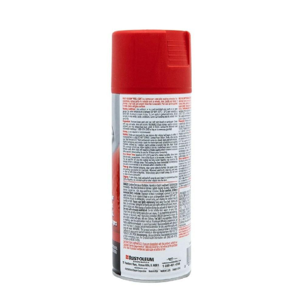 RustOleum Peel Coat Red 11Oz Matte - 2