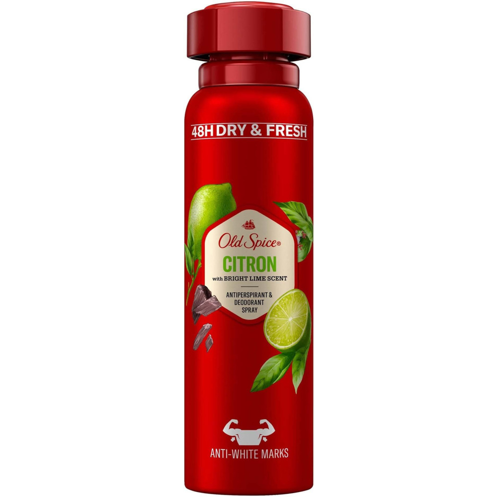 Old Spice, Anti-transpirant and deodorant, Сitron, Spray, 150 ml - 1