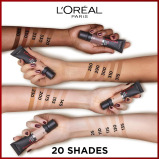 L'Oreal Paris Cover Liquid Foundation, SPF 25, 32H Matte Cover, Shade 25, 30ml - 4 miniature
