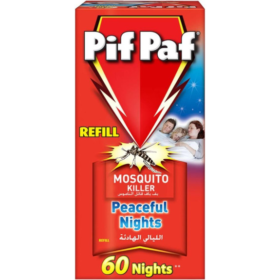 PIF PAF, Mosquito killer, Liquid, Refill, 60 nights, 1.5 fl. oz. (45 ml)