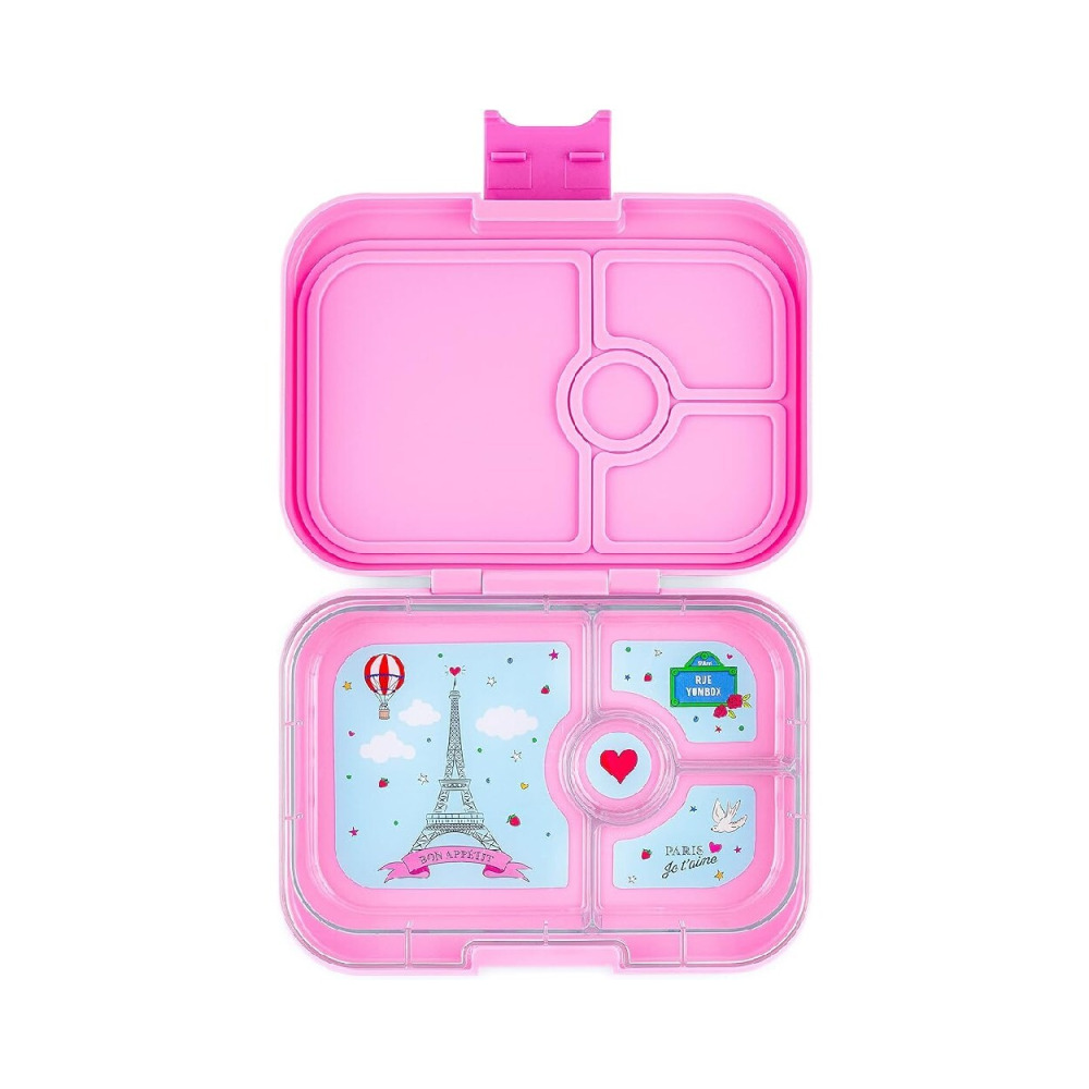 Yumbox Panino 4-Compartment Leakproof Bento Box Pink - 7